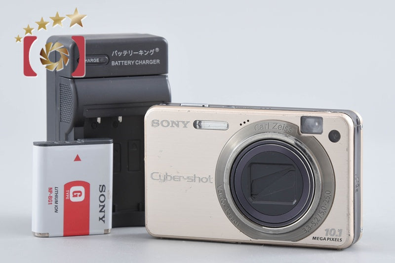 Sony Cyber-Shot DSC-W170 Gold 10.1 MP Digital Camera [Japanese Language Only]