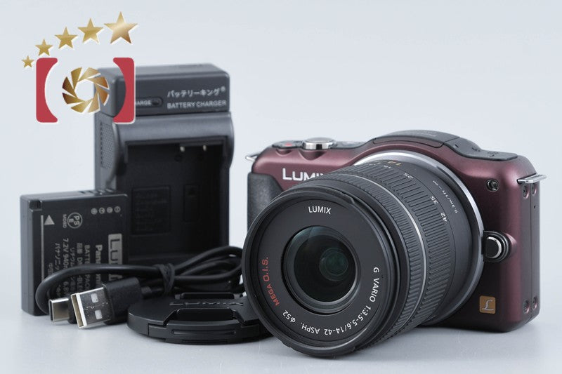 Panasonic LUMIX DMC-GF5 Brown 12.1 MP 14-42 Lens [Japanese Language Only]