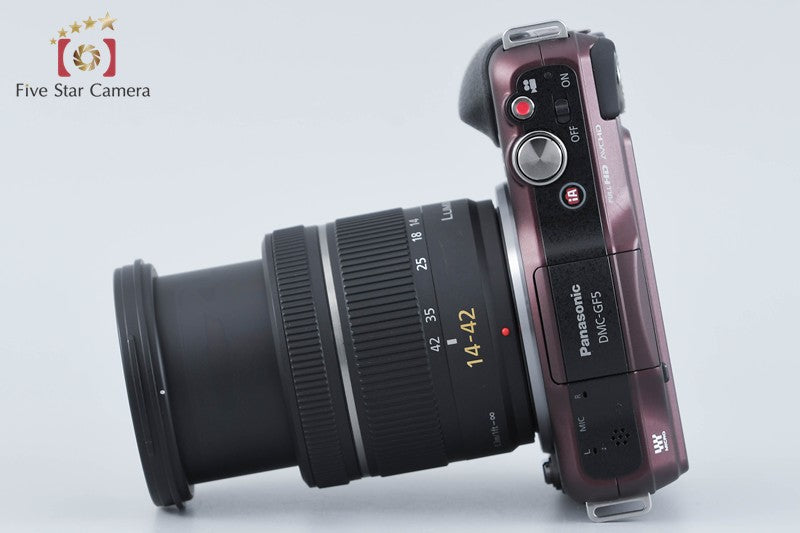 Panasonic LUMIX DMC-GF5 Brown 12.1 MP 14-42 Lens [Japanese Language Only]
