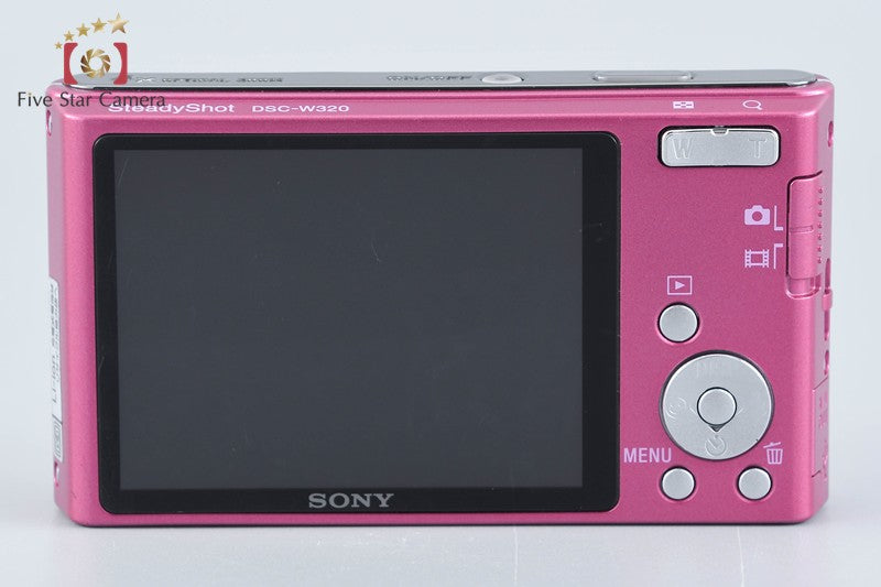 Sony Cyber-Shot DSC-W320 Pink 14.1 MP Digital Camera [Japanese Language Only]