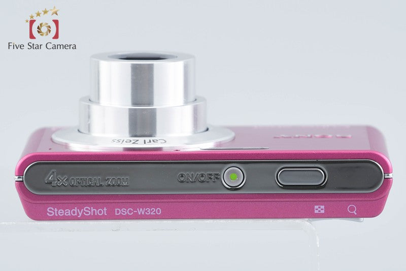 Sony Cyber-Shot DSC-W320 Pink 14.1 MP Digital Camera [Japanese Language Only]