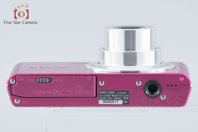 Sony Cyber-Shot DSC-W320 Pink 14.1 MP Digital Camera [Japanese Language Only]