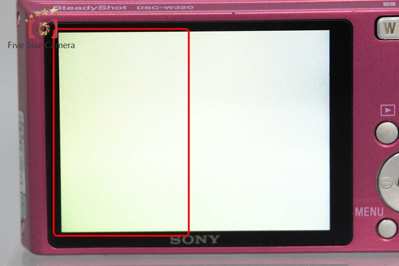 Sony Cyber-Shot DSC-W320 Pink 14.1 MP Digital Camera [Japanese Language Only]