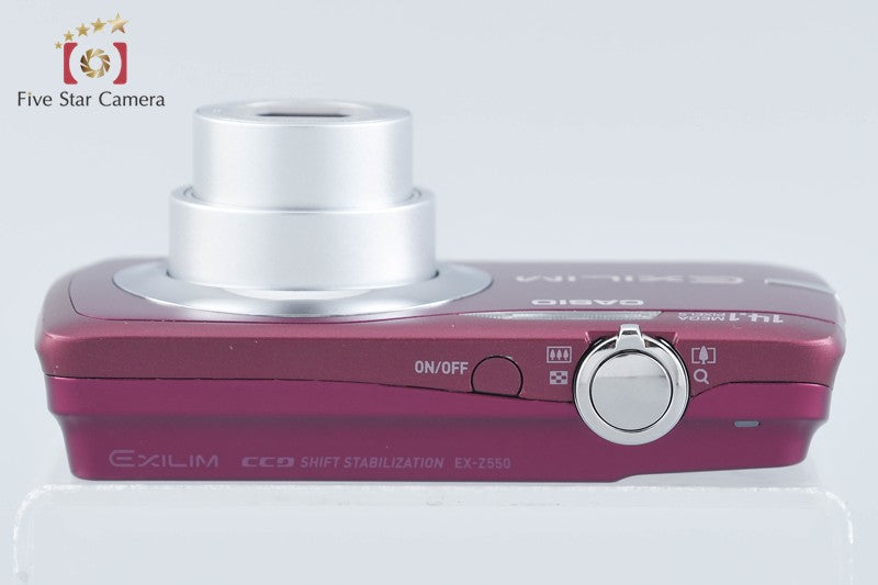 Casio EXILIM EX-Z550 Red 14.1 MP Digital Camera
