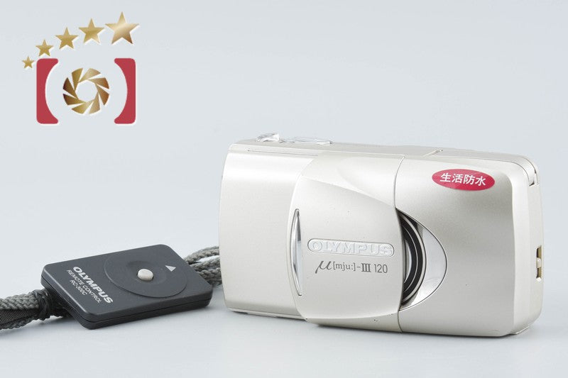 Olympus μ[mju:]-III 120 35mm Point & Shoot Film Camera