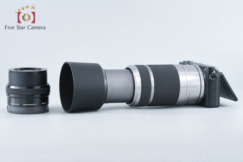 SONY α NEX-3N Black 16.1 MP 16-50 55-210 Lenses w/ Box [Japanese Language Only]
