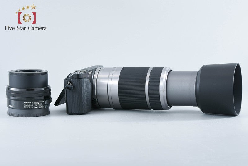 SONY α NEX-3N Black 16.1 MP 16-50 55-210 Lenses w/ Box [Japanese Language Only]