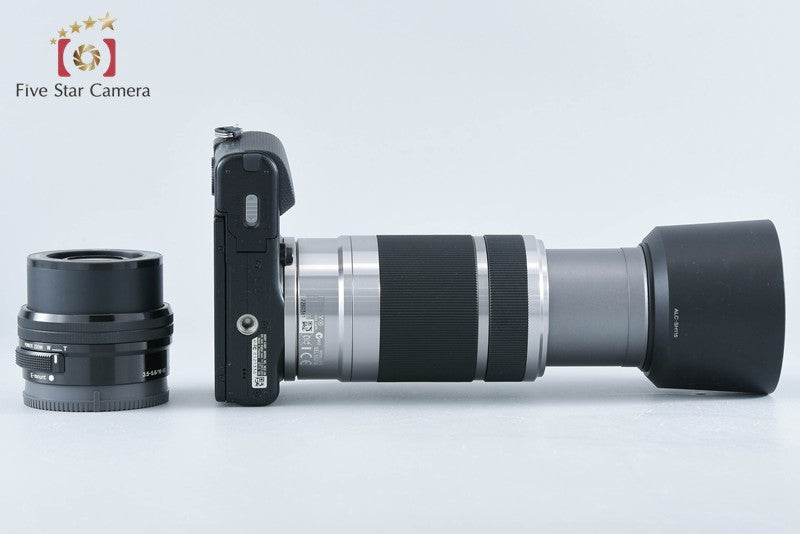 SONY α NEX-3N Black 16.1 MP 16-50 55-210 Lenses w/ Box [Japanese Language Only]