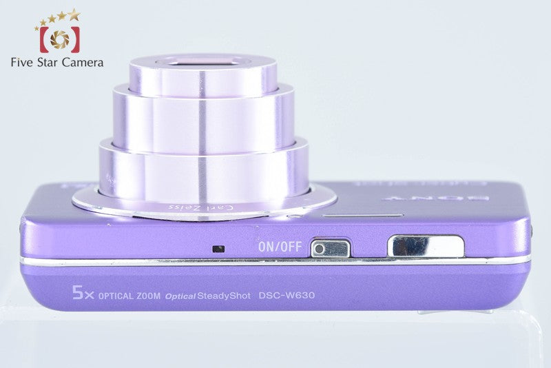 Sony Cyber-Shot DSC-W630 Violet 16.1 MP Digital Camera [Japanese Language Only]