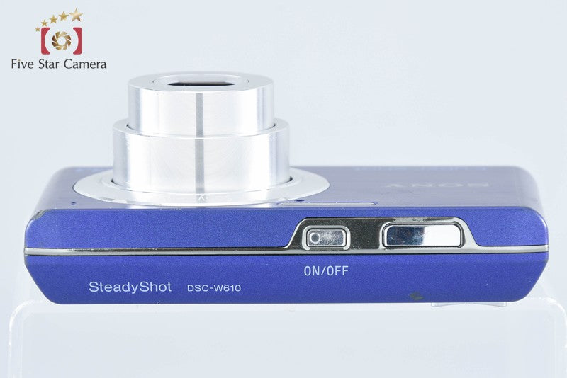 Sony Cyber-Shot DSC-W610 Blue 14.1 MP Digital Camera [Japanese Language Only]