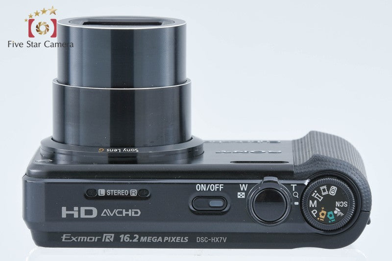 SONY Cyber-Shot DSC-HX7V Black 16.2 MP Digital Camera [Japanese Language Only]