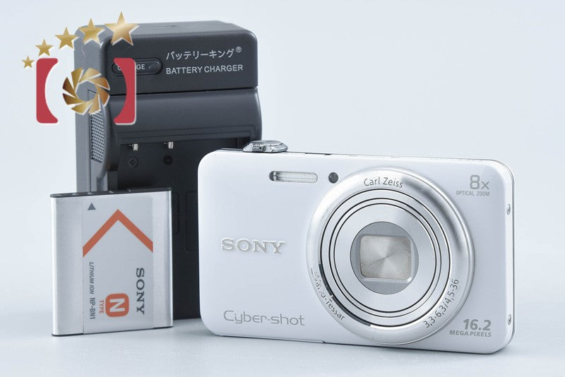 SONY Cyber-shot DSC-WX60 White 16.2 MP Digital Camera [Japanese Language Only]