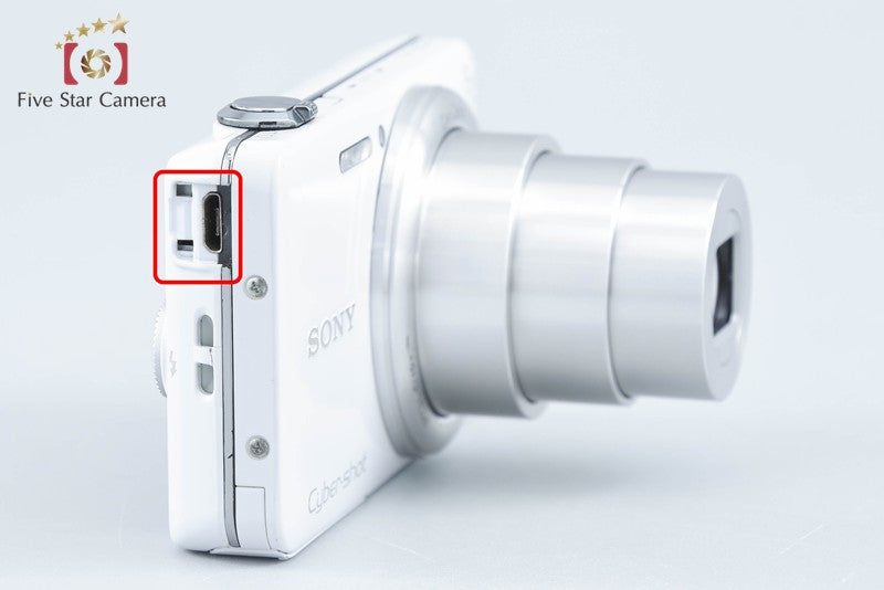 SONY Cyber-shot DSC-WX60 White 16.2 MP Digital Camera [Japanese Language Only]