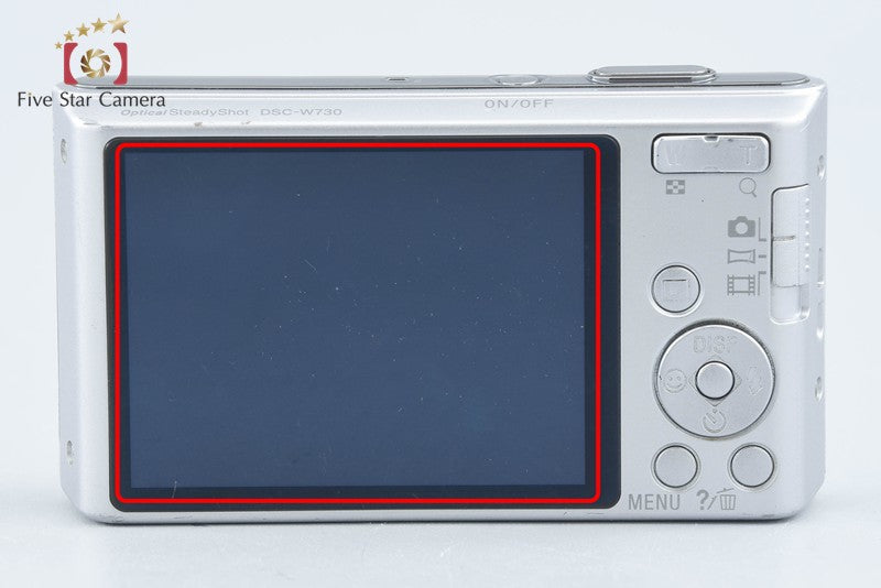 SONY Cyber-shot DSC-W730 Silver 16.1 MP Digital Camera [Japanese Language Only]