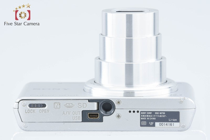 SONY Cyber-shot DSC-W730 Silver 16.1 MP Digital Camera [Japanese Language Only]