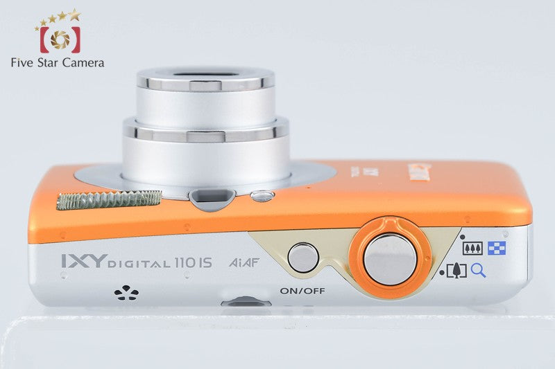 Canon IXY Digital 110 IS Orange 10.0 MP Digital Camera w/ Box