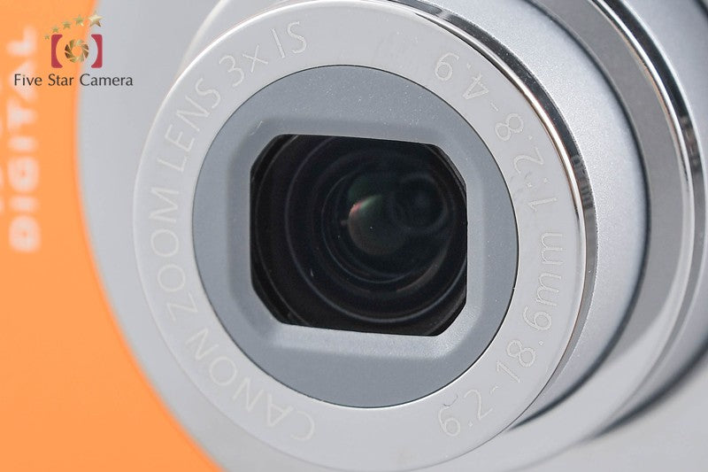 Canon IXY Digital 110 IS Orange 10.0 MP Digital Camera w/ Box