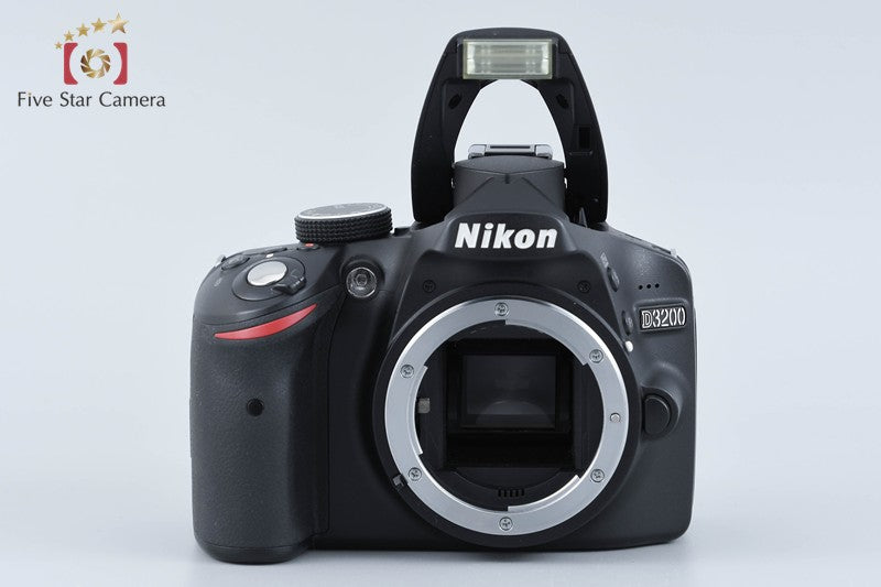 "Shutter count 2,975" Nikon D3200 Black 24.2 MP DSLR 18-55 VR Lens