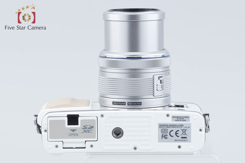 Olympus PEN Lite E-PL3 White 12.3 MP Digital Camera 14-42 Lens