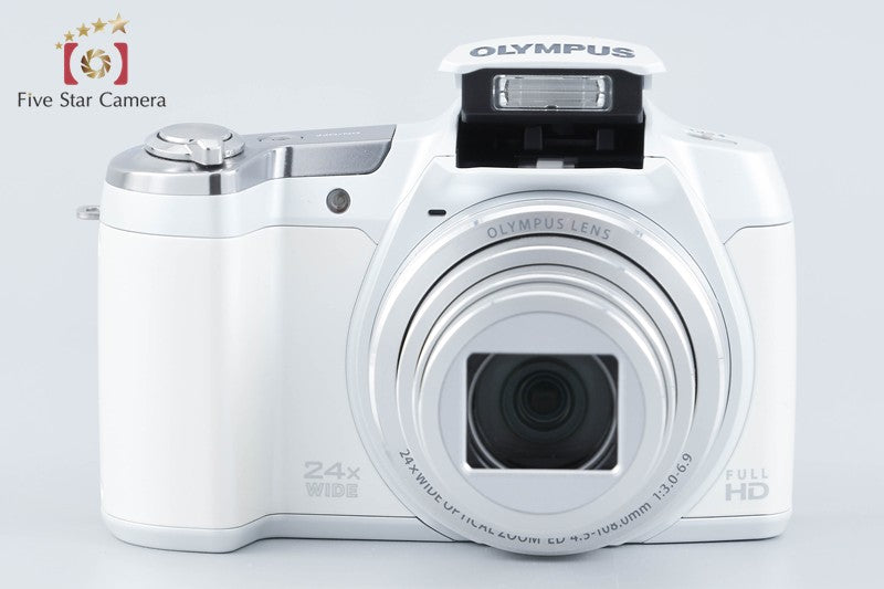 Olympus Stylus SZ-16 White 16.0 MP Digital Camera w/ Box