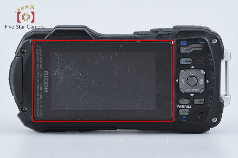 Ricoh Pentax WG-30 Ebony Black 16.0 MP Waterproof Action Camera