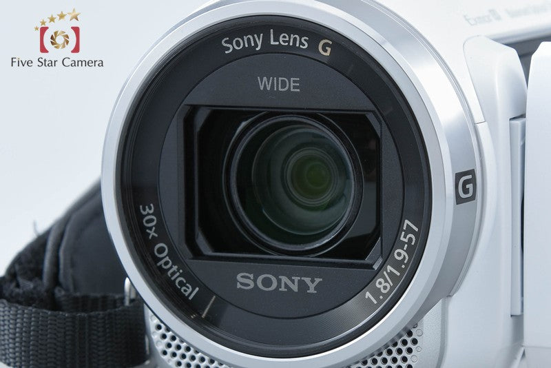 Sony Handycam HDR-CX680 White Digital HD Camcorder w/ Box [Multiple Languages]