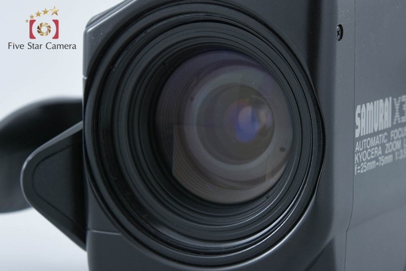 Kyocera Samurai X3.0 Black Point & Shoot Half Frame 35mm Film Camera