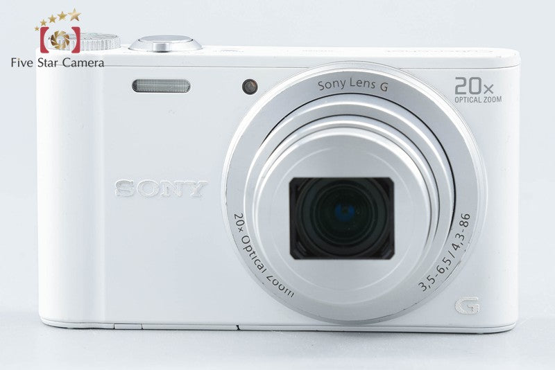SONY Cyber-shot DSC-WX300 White 18.2 MP Digital Camera [Multiple Languages]