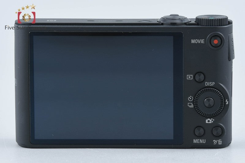 Sony Cyber-Shot DSC-WX350 Black 18.2 MP Digital Camera [Multiple Languages]