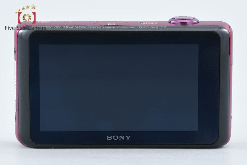 SONY Cyber-shot DSC-WX170 Pink 18.2 MP Digital Camera [Japanese Language Only]