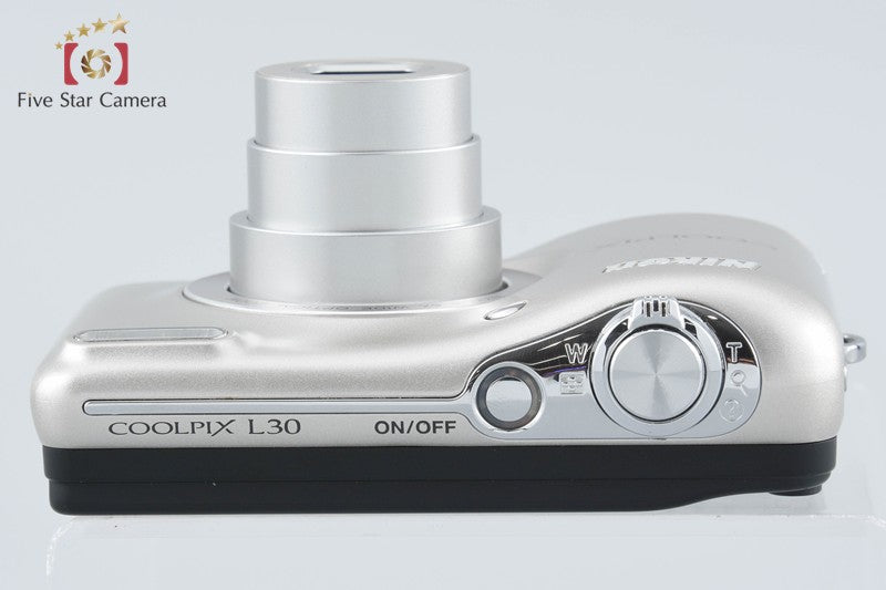 Nikon COOLPIX L30 Silver 20.0 MP Digital Camera