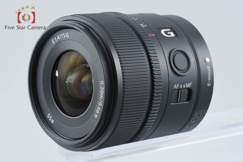 SONY E 15mm f/1.4 G SEL15F14G