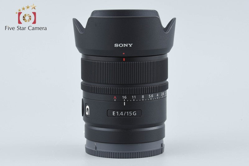 SONY E 15mm f/1.4 G SEL15F14G