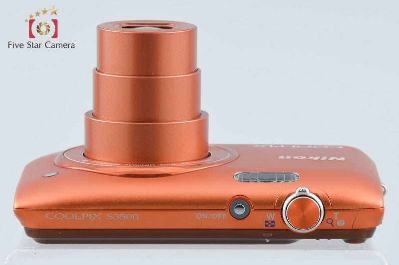 Nikon COOLPIX S3500 Apricot Orange 20.0 MP Digital Camera