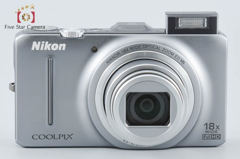 Nikon COOLPIX S9300 Crystal Silver 16.0 MP Digital Camera w/ Box