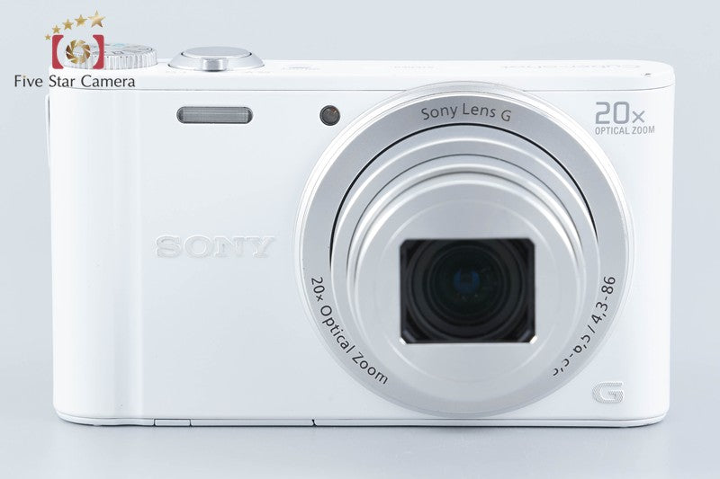 SONY Cyber-shot DSC-WX300 White 18.2 MP Digital Camera [Multiple Languages]