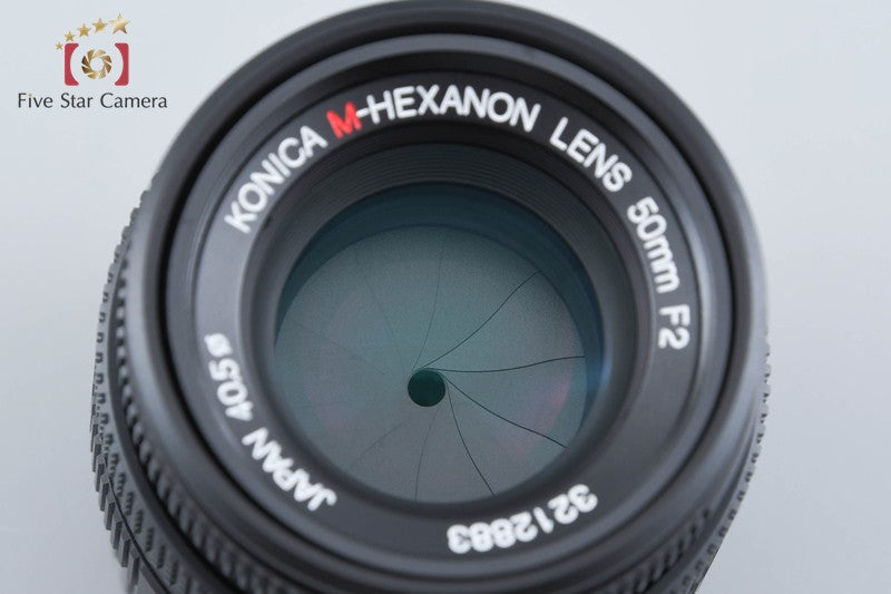 Konica M-HEXANON 50mm f/2 Leica M Mount Lens