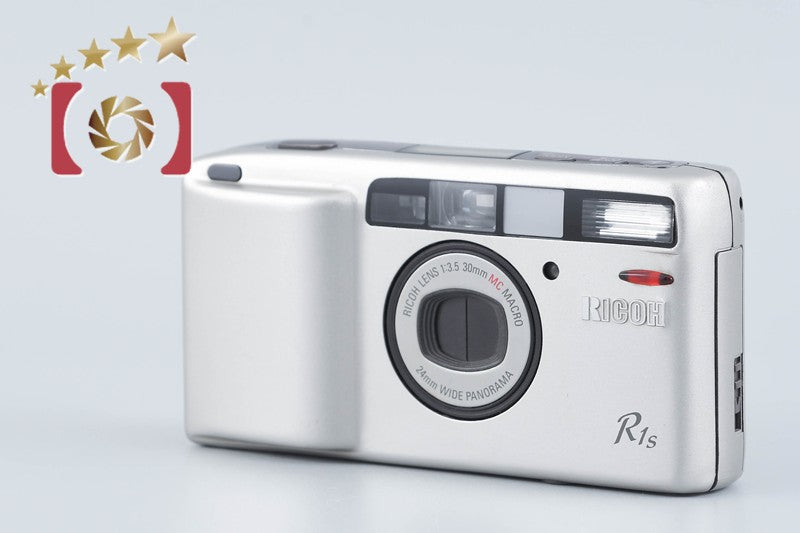 Ricoh R1s Platinum Silver 35mm Point & Shoot Film Camera