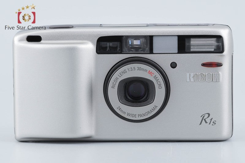 Ricoh R1s Platinum Silver 35mm Point & Shoot Film Camera