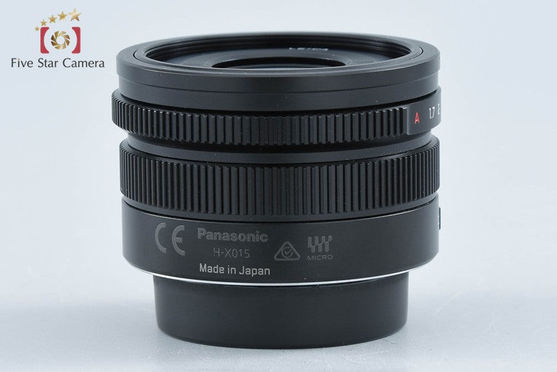 Panasonic LEICA DG SUMMILUX 15mm f/1.7 ASPH. H-X015-K Black