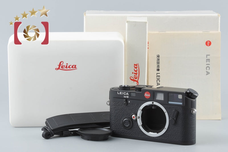 Leica M6 Black 35mm Rangefinder Film Camera Body w/ Box