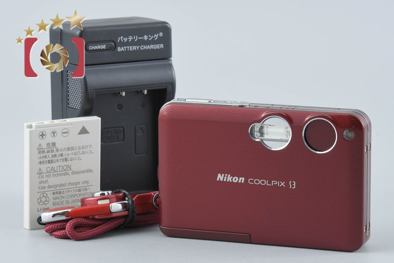 Nikon COOLPIX S3 Noble Wine 6.0 MP Digital Camera