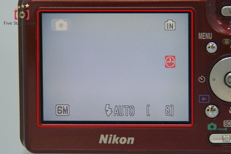 Nikon COOLPIX S3 Noble Wine 6.0 MP Digital Camera