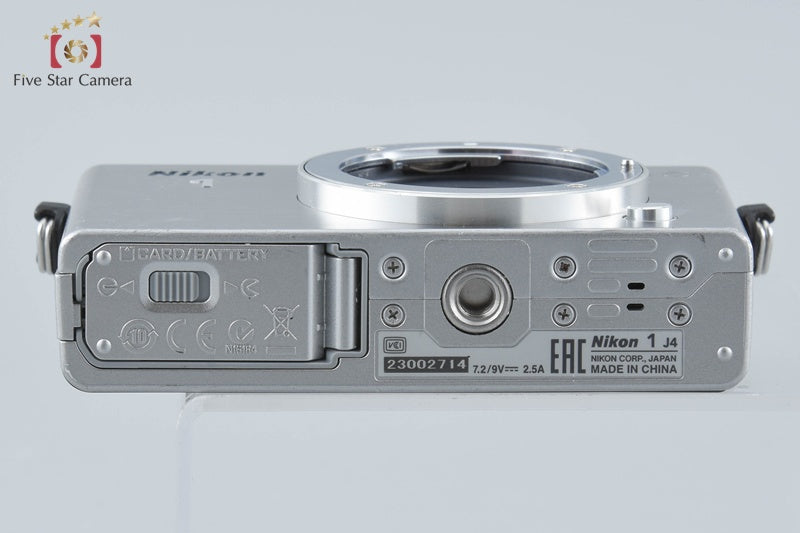 Nikon 1 J4 Silver 18.4 MP Digital Mirrorless Camera Body