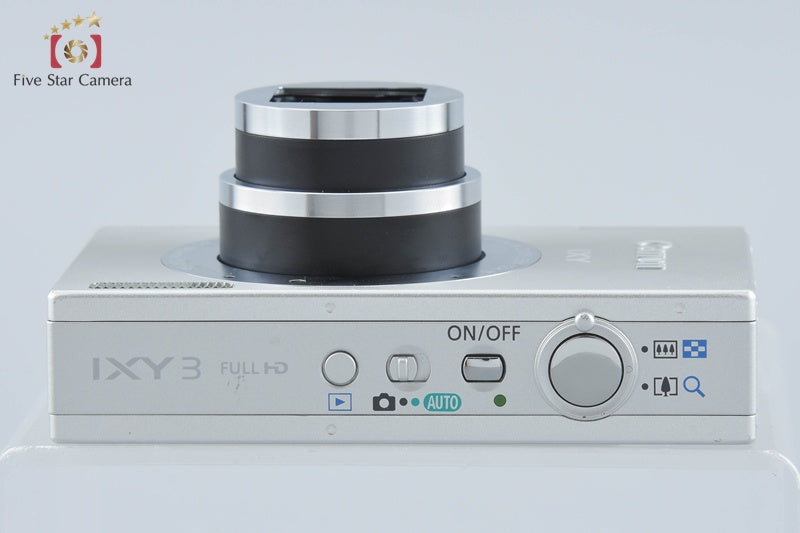 Canon IXY 3 Silver 10.1 MP Digital Camera w/ Box