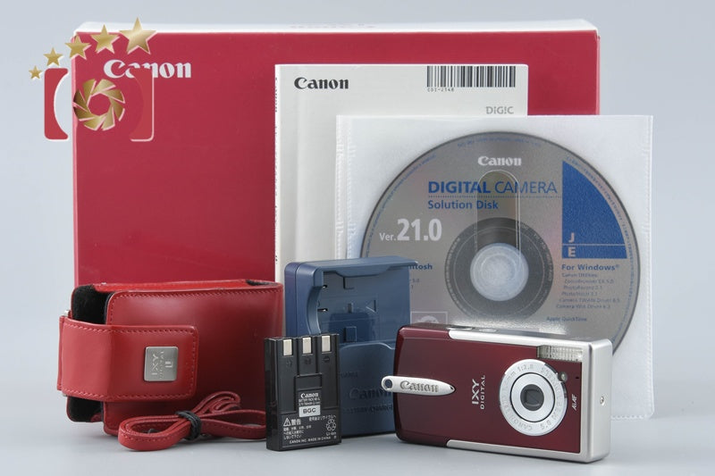 Canon IXY Digital L2 Star Garnet 5.0 MP Digital Camera w/ Box