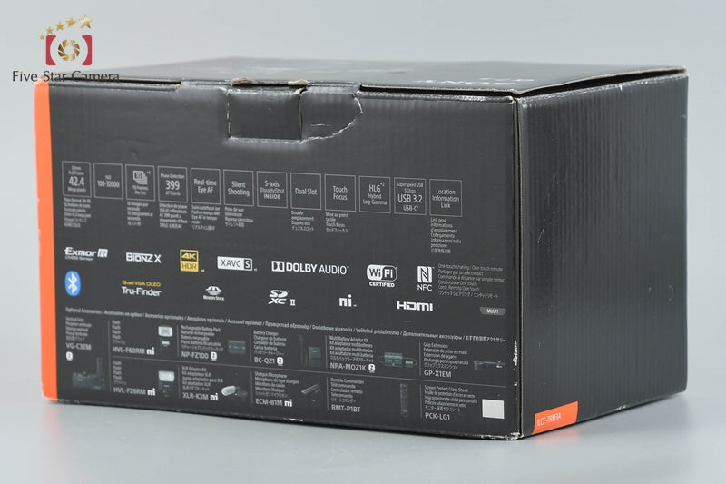Sony α7RIII ILCE-7RM3 42.4 MP Digital Mirrorless Camera [Multiple Languages]