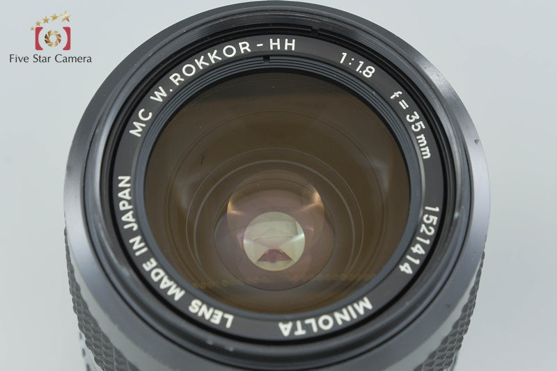 MINOLTA MC W.ROKKOR-HH 35mm f/1.8
