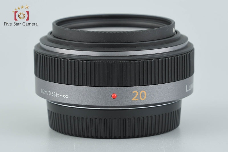 Panasonic LUMIX G 20mm f/1.7 ASPH. H-H020
