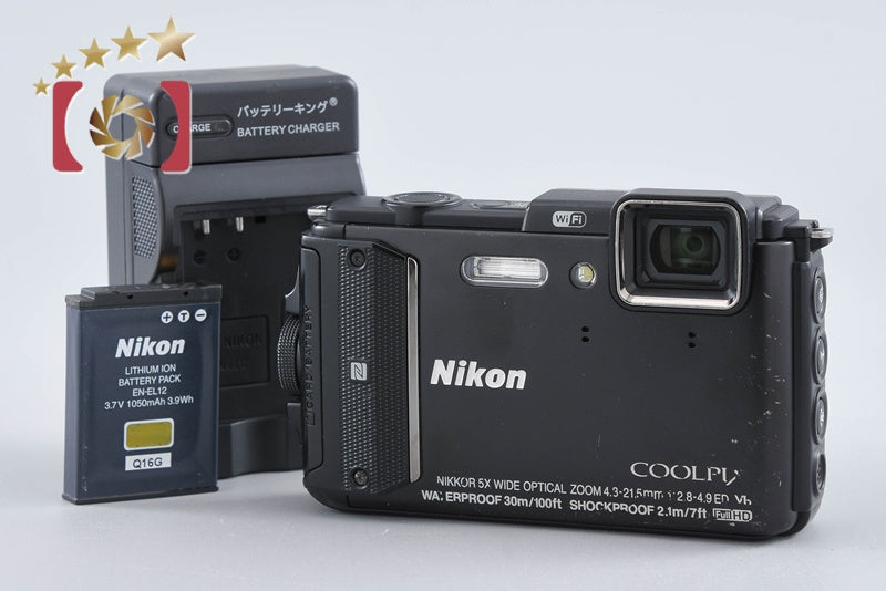 Nikon COOLPIX AW130 Black 16.5 MP Digital Camera